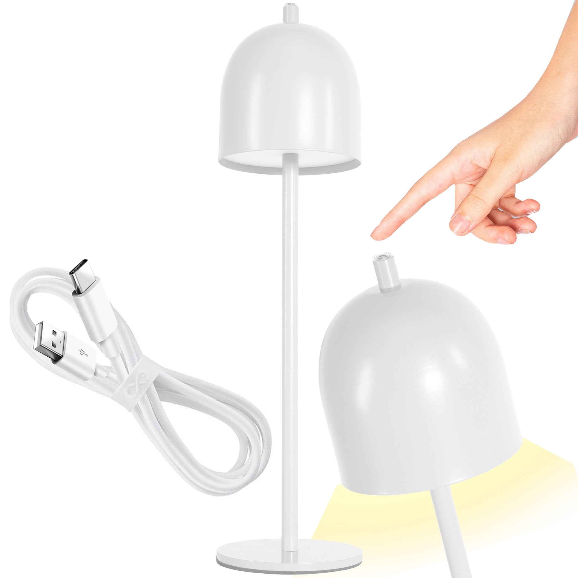Lampka Nocna App1363-t Biała  1