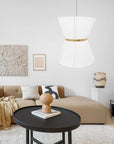 LAMPA SUFITOWA WISZĄCA APP1504-1CP WHITE  5