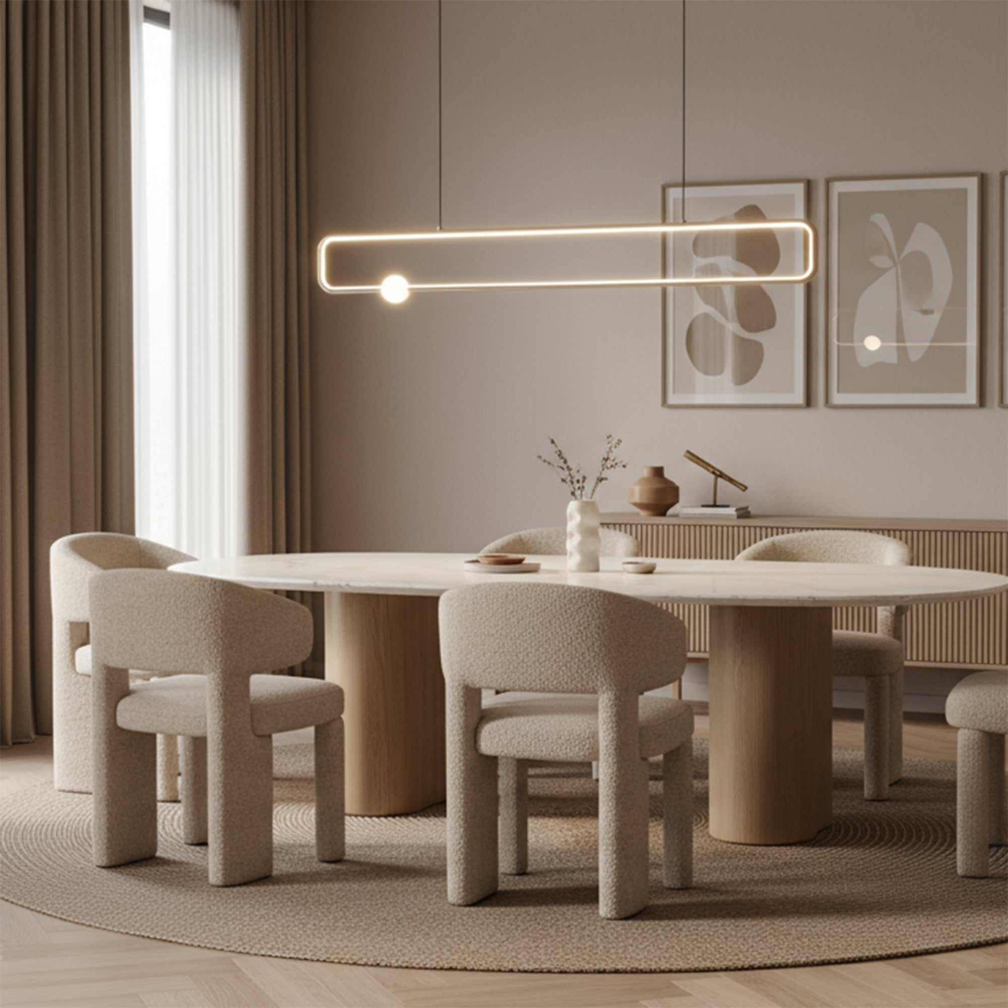 Lampa Sufitowa Wisząca Led G123-cp Czarna  4