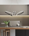 Lampa sufitowa nowoczesna LED + PILOT APP823-CP Czarna