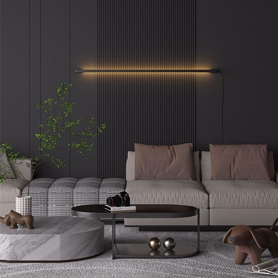 Kinkiet Ścienny Led Lhj066-w 150cm Czarny  6