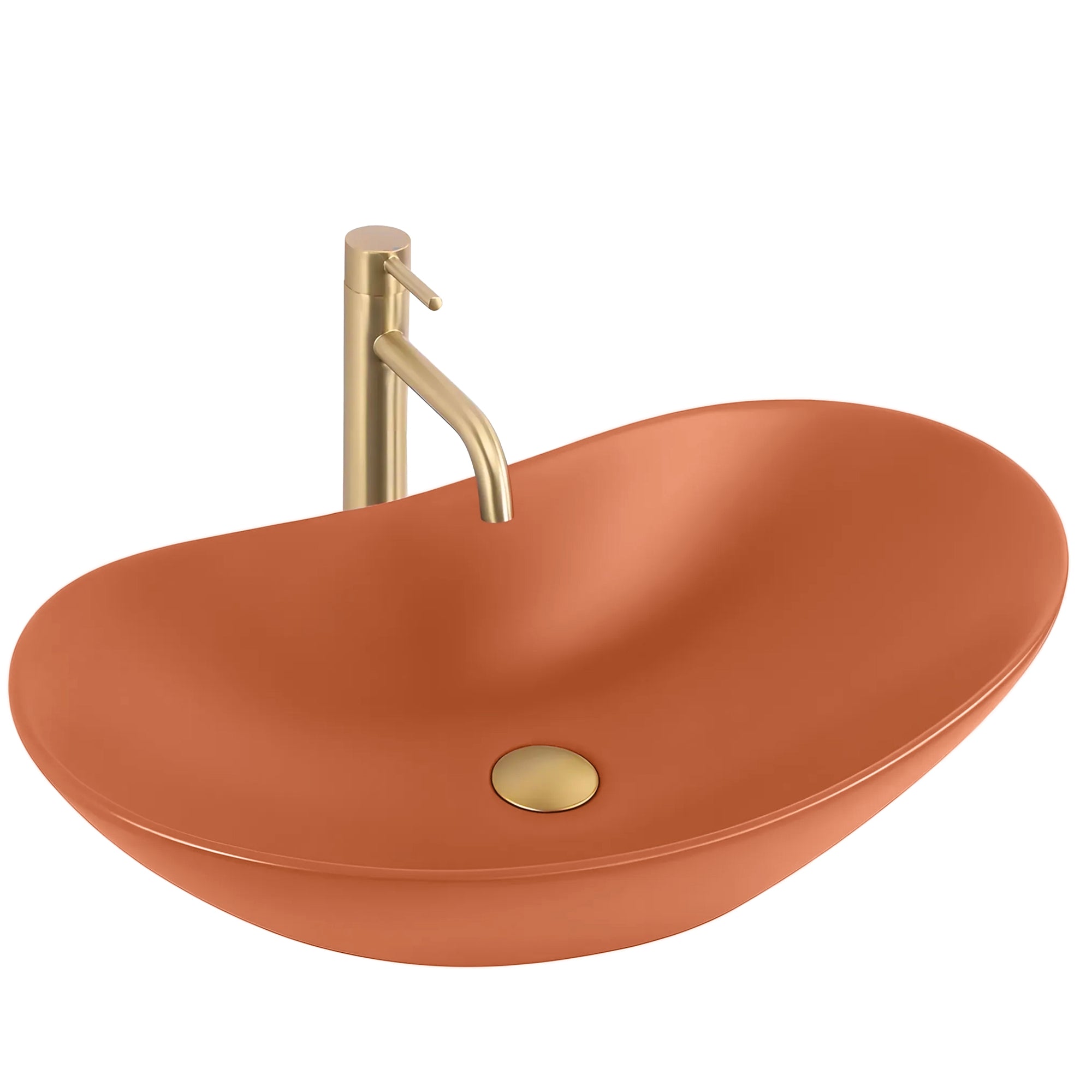 Umywalka nablatowa Rea Royal Cinnamon Matt  2