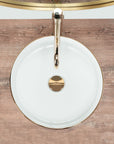 Umywalka nablatowa Rea Sami Gold Edge