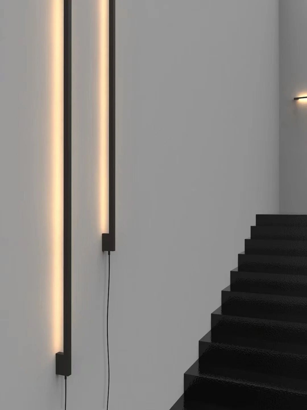 Kinkiet Ścienny Led Lhj064-w 100cm Czarny  4