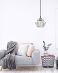 Lampa Sufitowa Wisząca APP943-1CP Set Chrome  6