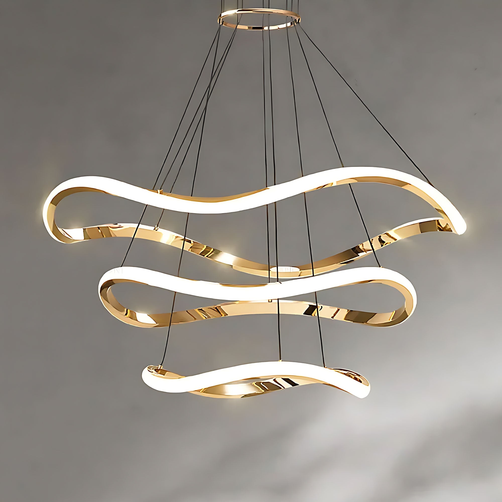 Lampa Wisząca Lhj018-cp3 Gold  7