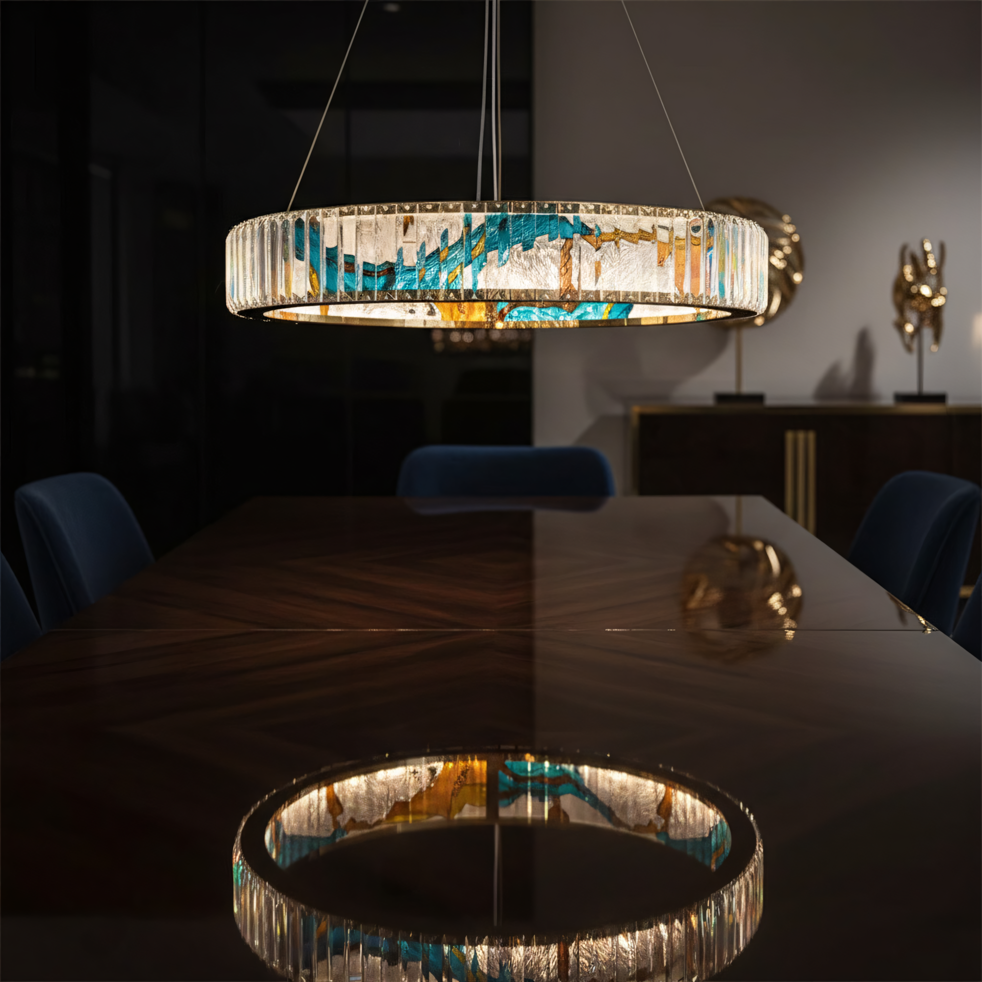 Lampa Sufitowa Wisząca Led App1748-cp 60cm  4