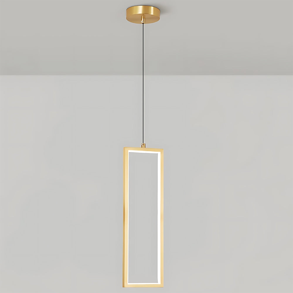 Lampa Sufitowa Wisząca Led Lhj084-1cp Złota  4