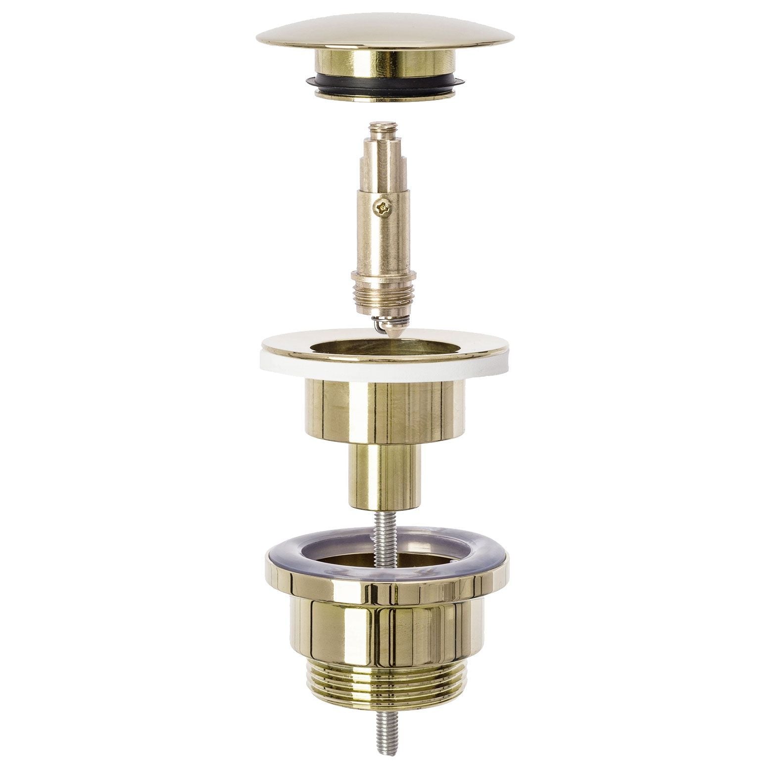Zestaw Sofia black marble + bateria wysoka Lungo gold + korek uniwersalny złoty