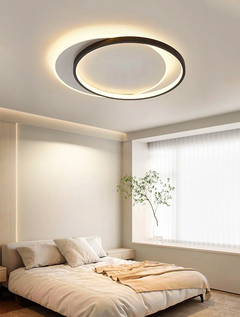 Lampa Sufitowa Lhj076-c Black/white 40 Cm Led  3