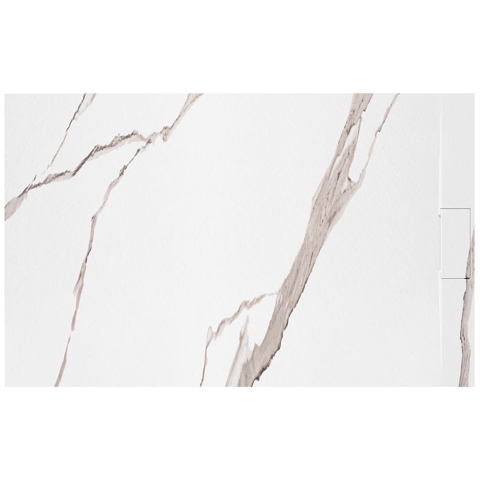 Brodzik prysznicowy Bazalt CARRARA WHITE 80x100