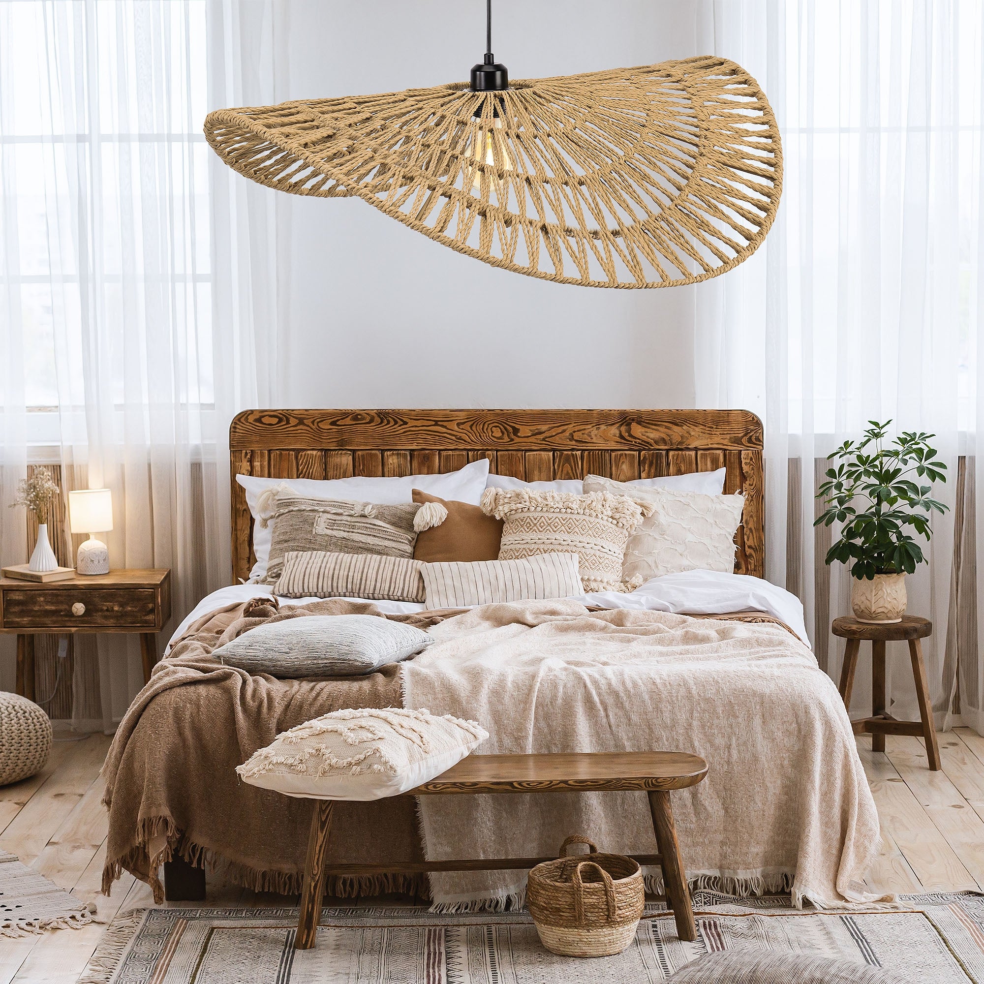 Lampa Sufitowa Wisząca Boho APP1740-1CP 80cm  7