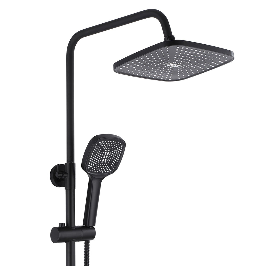 Zestaw Prysznicowy REA ARGUS CZARNY MAT BLACK MATT