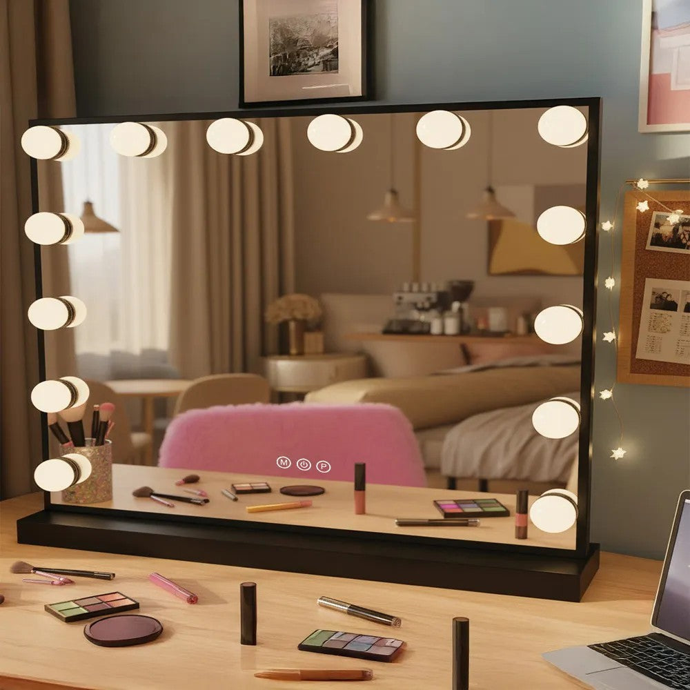 Lustro LED Hollywood Czarne  4