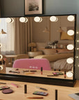 Lustro LED Hollywood Czarne  4