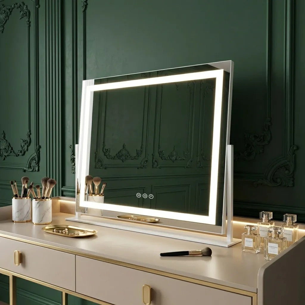 Lustro LED Studio White 58x45  4
