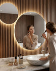 LUSTRO ŚCIENNE LED R-9045 90cm + 45cm  4
