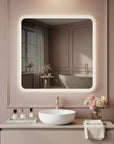 Lustro ścienne LED 70x70cm TOP-2  4