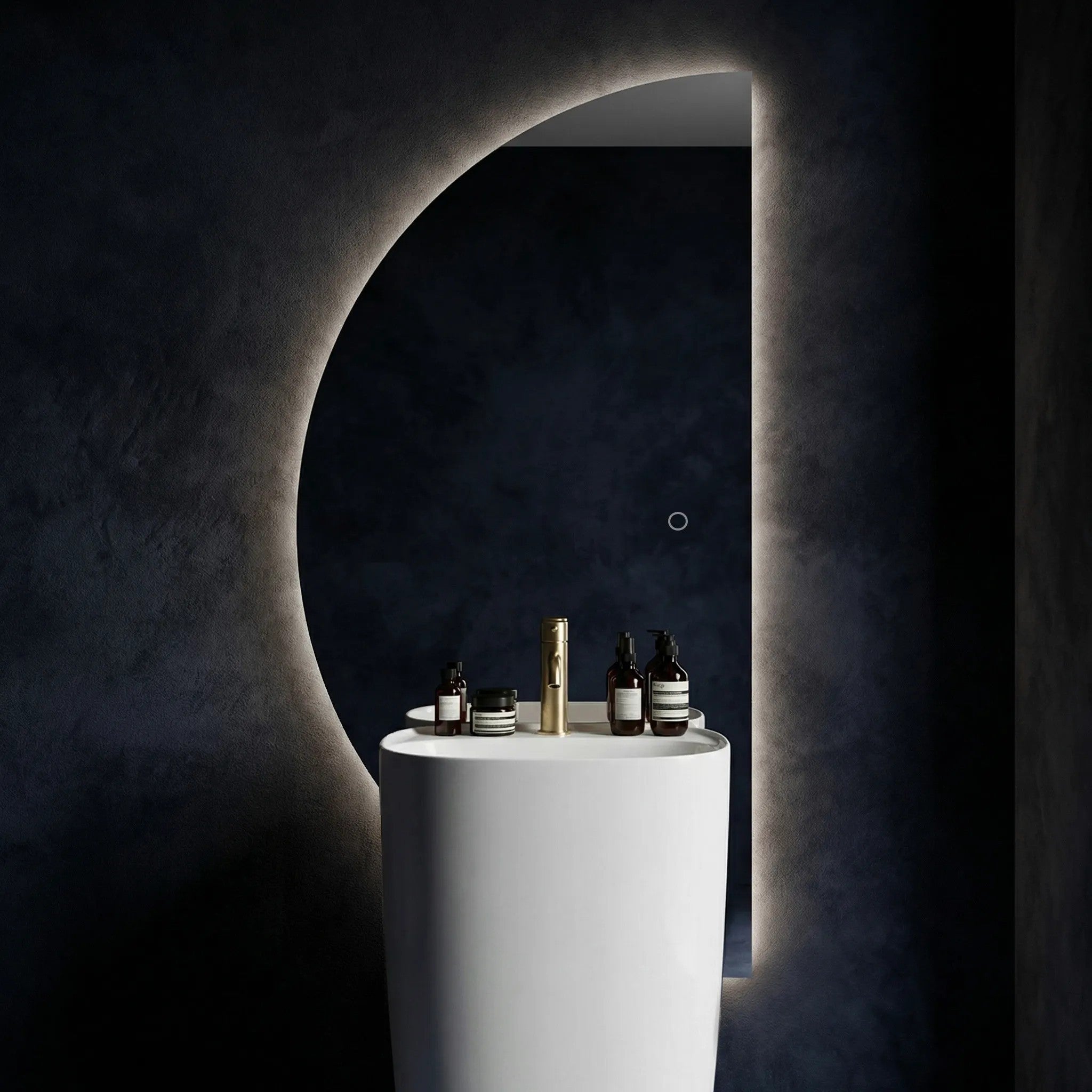 Lustro ścienne LED 120x60cm MOON  4
