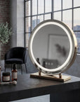 Lustro LED MAKE-UP L.Gold 40 cm  4