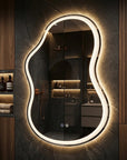LUSTRO ŚCIENNE LED UNO DOUBLE 80x55 cm  4
