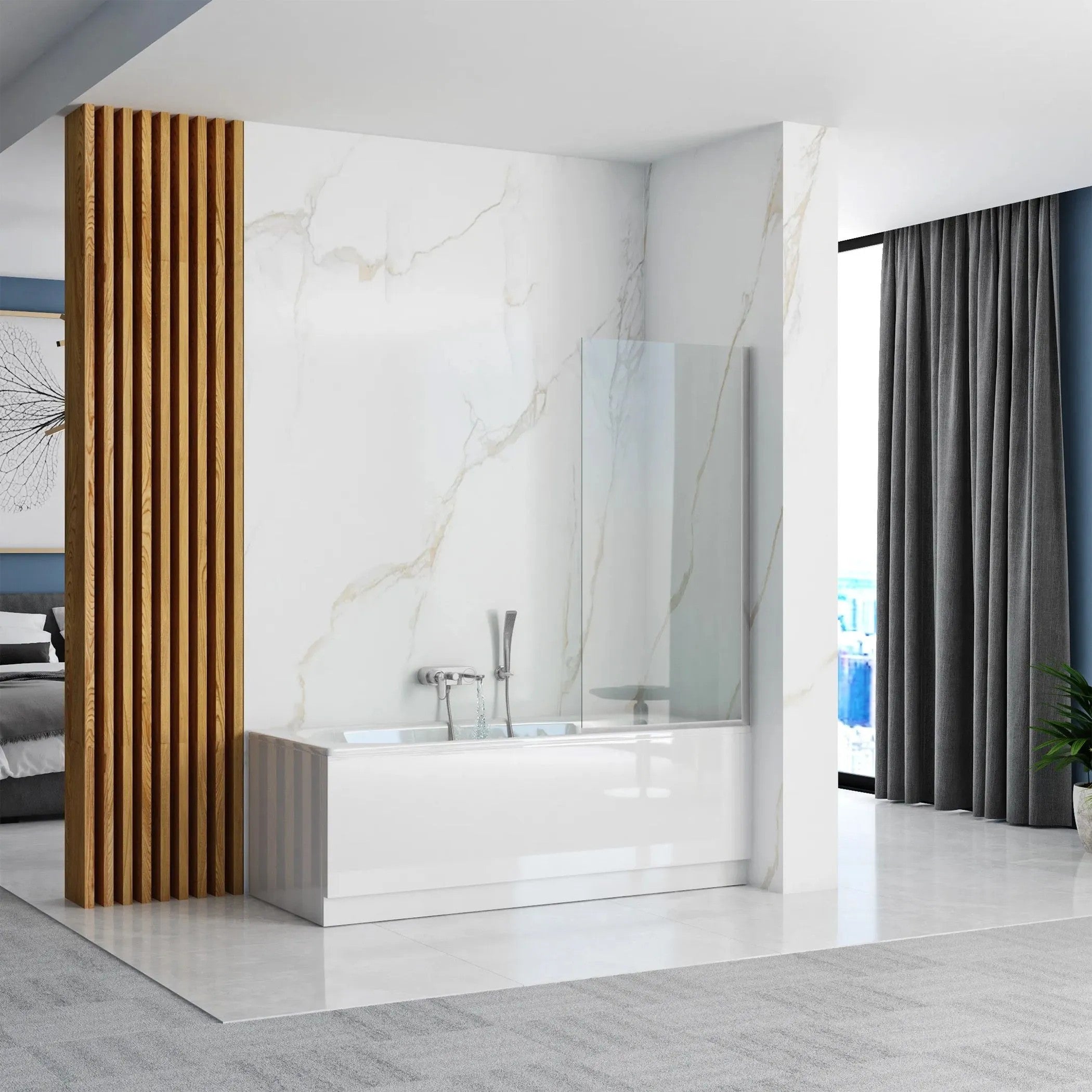 Parawan nawannowy Rea Lagos Ruchomy 80 Chrom  4