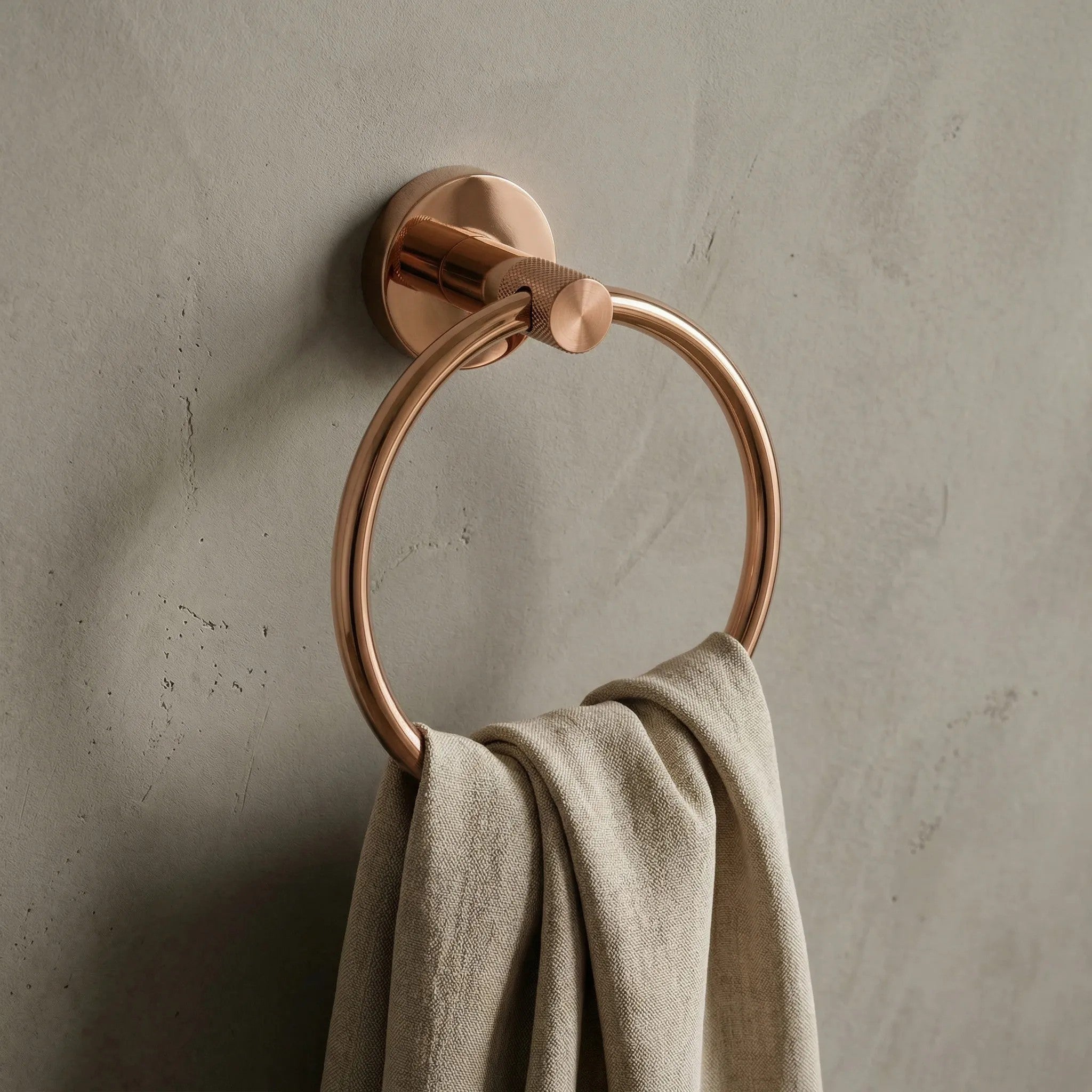 Wieszak łazienkowy Ring 6610 Modern Miedź  4