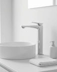 Bateria Umywalkowa PREMIUM REA Prime Chrom Wysoka  4