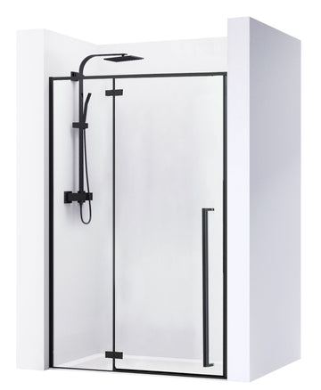 Drzwi prysznicowe FARGO BLACK MAT 110