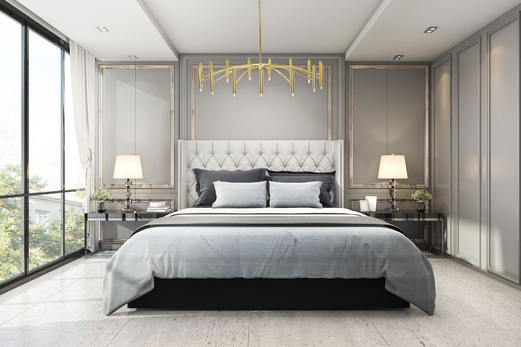 Lampa Sufitowa APP1197-15CP Złota  4