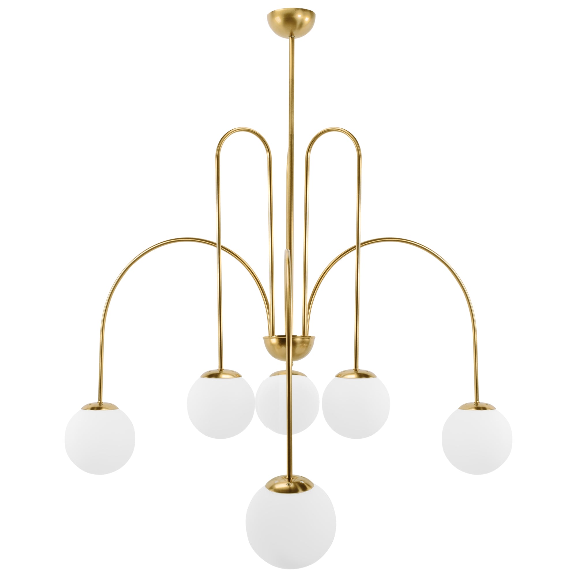 Lampa Sufitowa Wisząca Złota APP1584-6CP  1