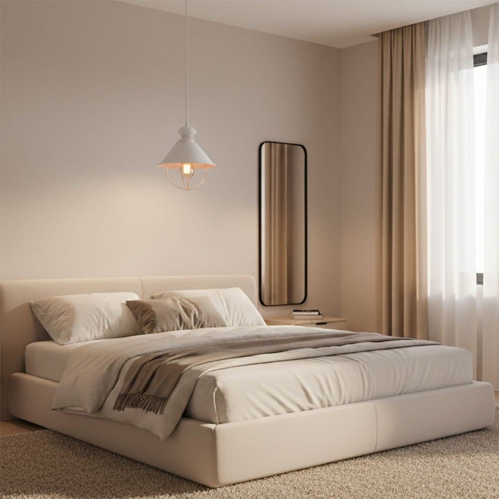 Lampa sufitowa wisząca LINZ APP103-1CP Biała  4