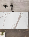 Brodzik prysznicowy Bazalt CARRARA WHITE 90x120