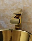 Umywalka nablatowa Rea Sofia Gold