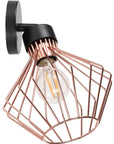 Lampa kinkiet ścienny metalowy loft  APP534-1W Różowe Złoto  1
