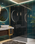 Kabina prysznicowa Walk-In Rea Flexi Grey / Brush Gold 110  5