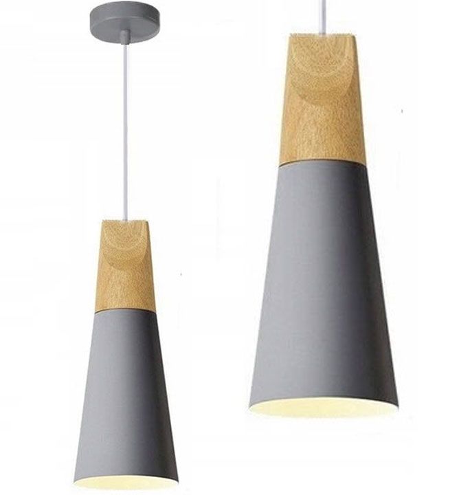 Lampa sufitowa SCANDI B APP059-1CP Szara