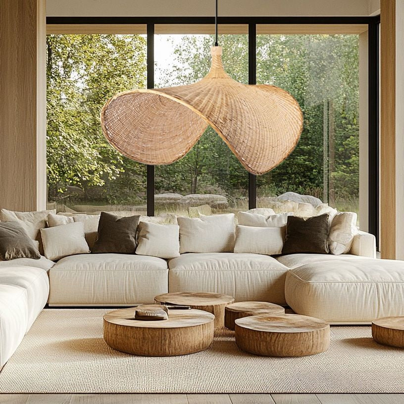 Lampa Sufitowa Wisząca Boho Duża 100cm APP1640-1CP  9