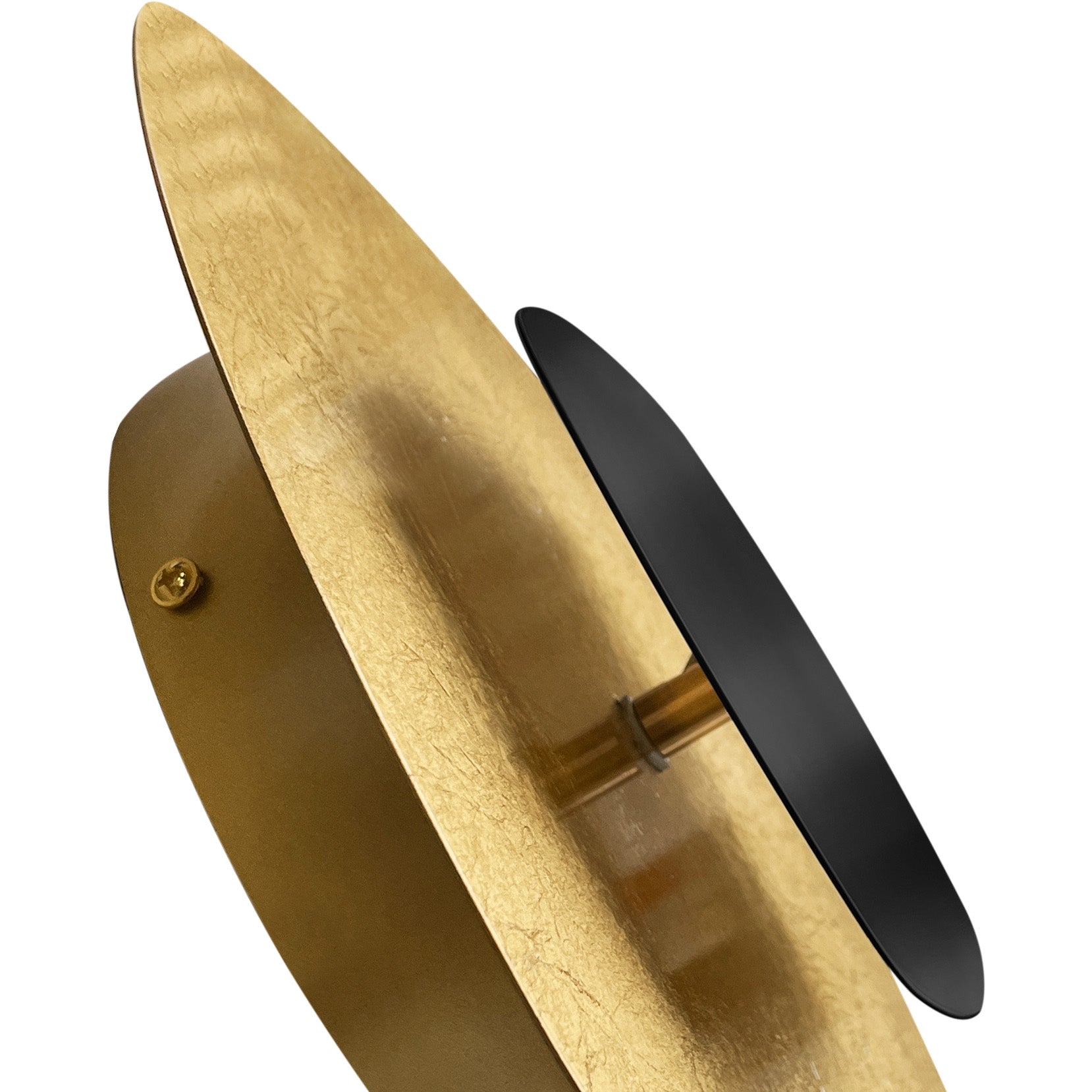 LAMPA ŚCIENNA KINKIET APP1270 CZARNA/ZŁOTA  4