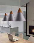 Lampa sufitowa wisząca Scandi A Czarna