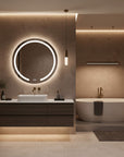 Lustro ścienne LED 90cm Modern  7