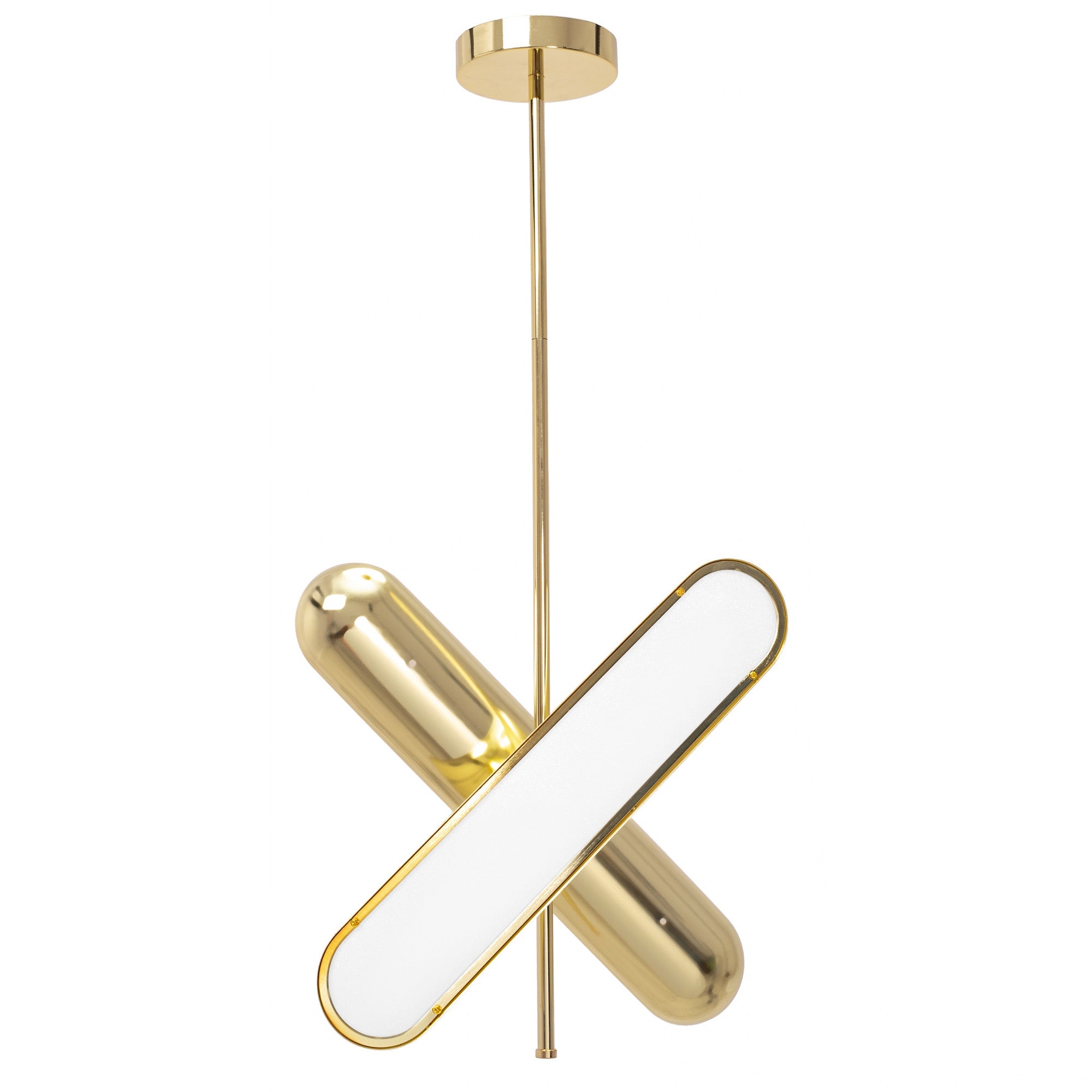 Lampa Sufitowa Wisząca LED APP832-CP Złota  4