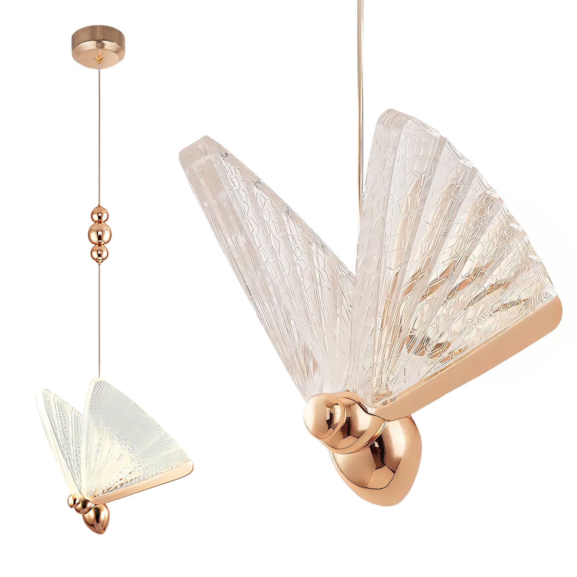 Lampa Wisząca Led Lhj105-1cp Złota  1