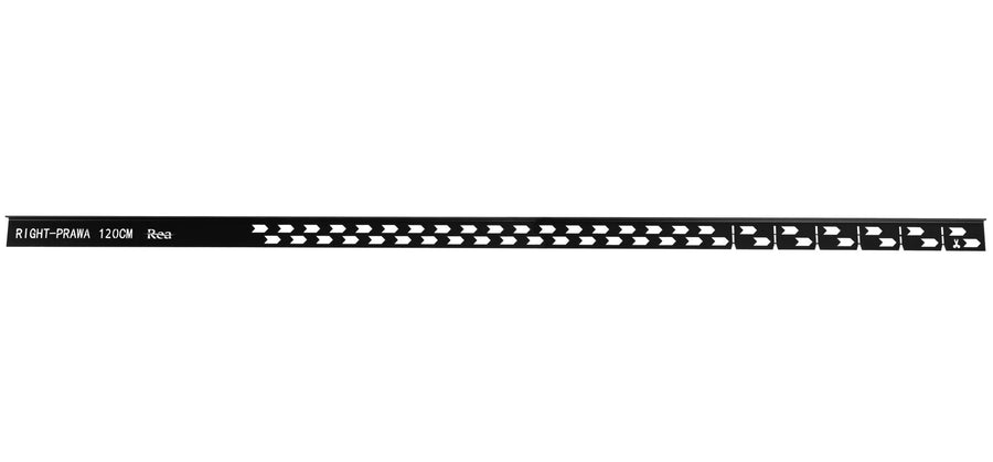 Listwa spadkowa brodzikowa 120cm Czarna