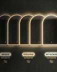 LUSTRO ŚCIENNE LED 60x100cm DART GOLD  6