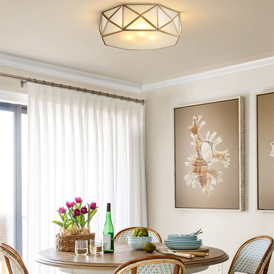 Lampa sufitowa 35cm APP1238-C Złota
