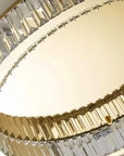 Lampa Kryształowa Plafon App1721-c 50 Cm Złota  9