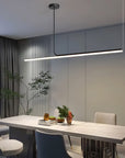 LAMPA SUFITOWA WISZĄCA LED APP1660-CP Black 140cm  2