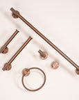 Wieszak łazienkowy RING 6610 Modern Miedź Szczotkowana  5