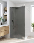Kabina prysznicowa Walk-In Rea Flexi Grey / Chrome 90  5